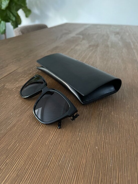 NEW - Saint Laurent YSL Cat Eye Sunglasses SL M48S 001 Black 54mm main image 7